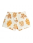 Preview: MINI RODINI Shorts Flowers - beige